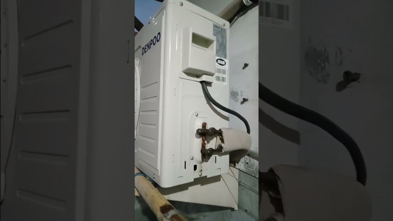 AC Denpoo Low watt 1/2pk freon R 32 Evap bawaan pabrik 1jalur anti dingin separoh 😁