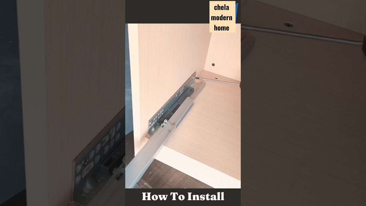 Quadro channel installation @chela_modern_home #hardware #shortvideo #viralvideos