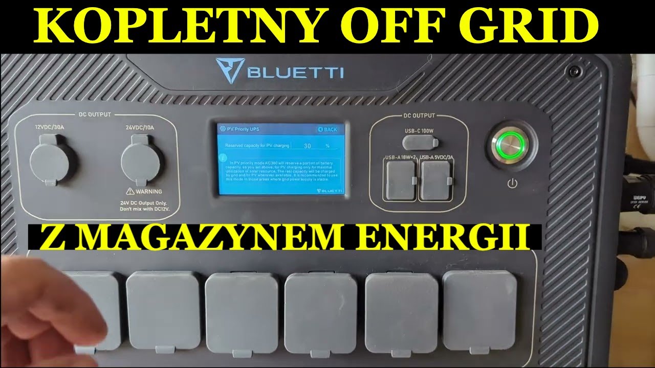 BLUETTI AC300 + B300 Najlepszy falownik OFF GRID jaki testowałem.