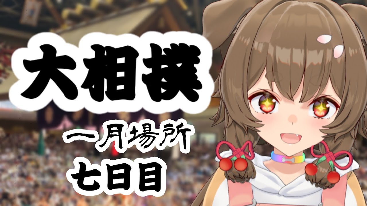 【大相撲/SUMO】一月場所(二〇二六年初場所)　7日目🐕【出羽姫ぽわぬ】