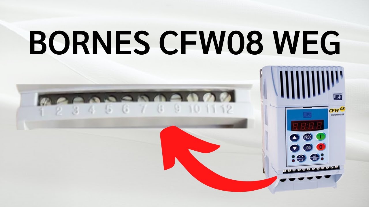 Como é os comandos no CFW08 WEG | EducaDrives