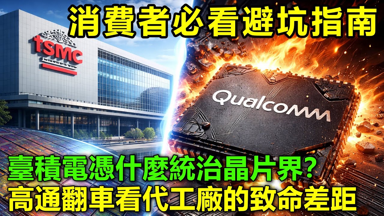 臺積電憑什麼統治晶片界？從高通翻車看代工廠的致命差距，消費者必看避坑指南