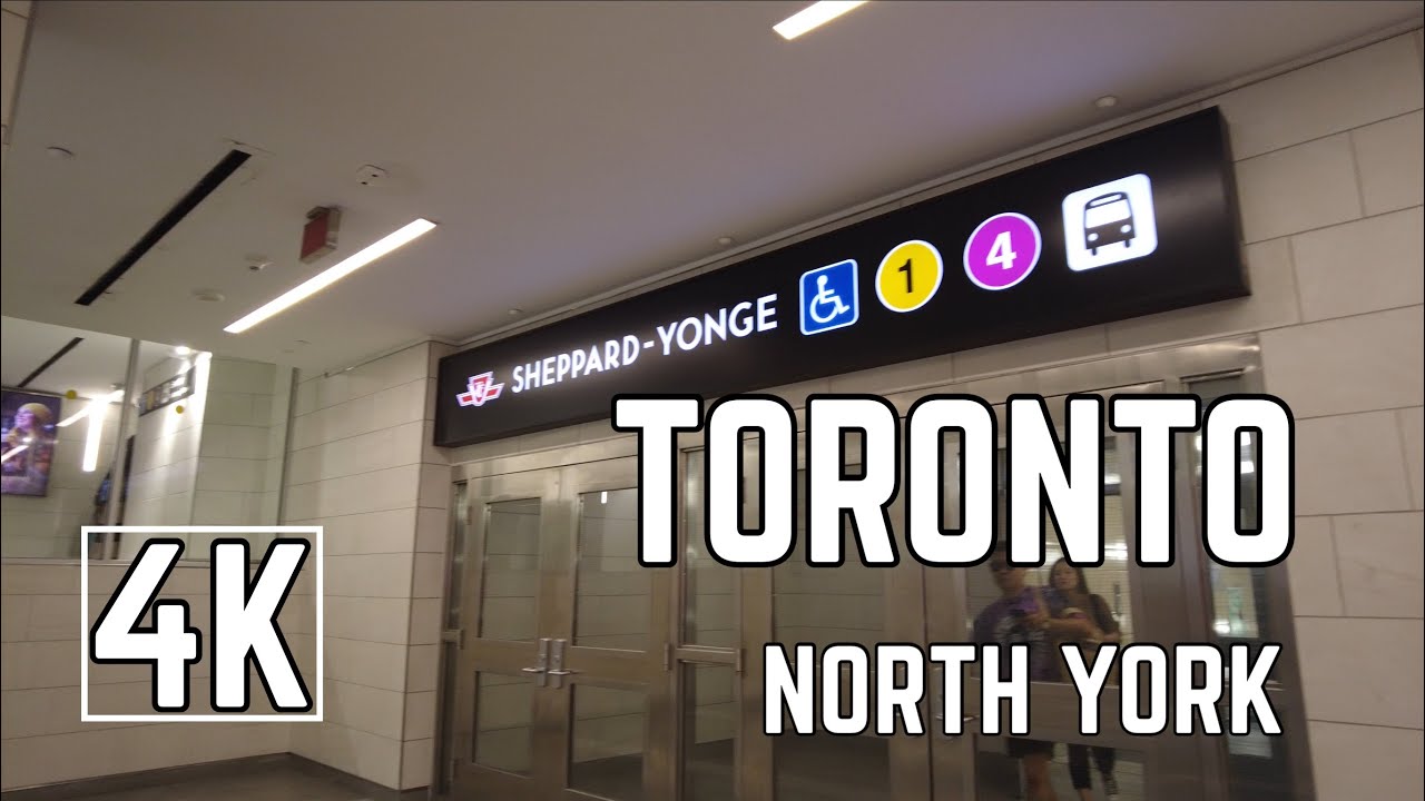 [4K] Toronto, North York Walking- Yonge Sheppard Centre | #147