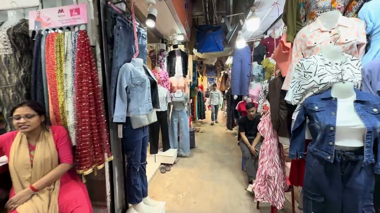 Indian dress market in Serampore Hoogly.