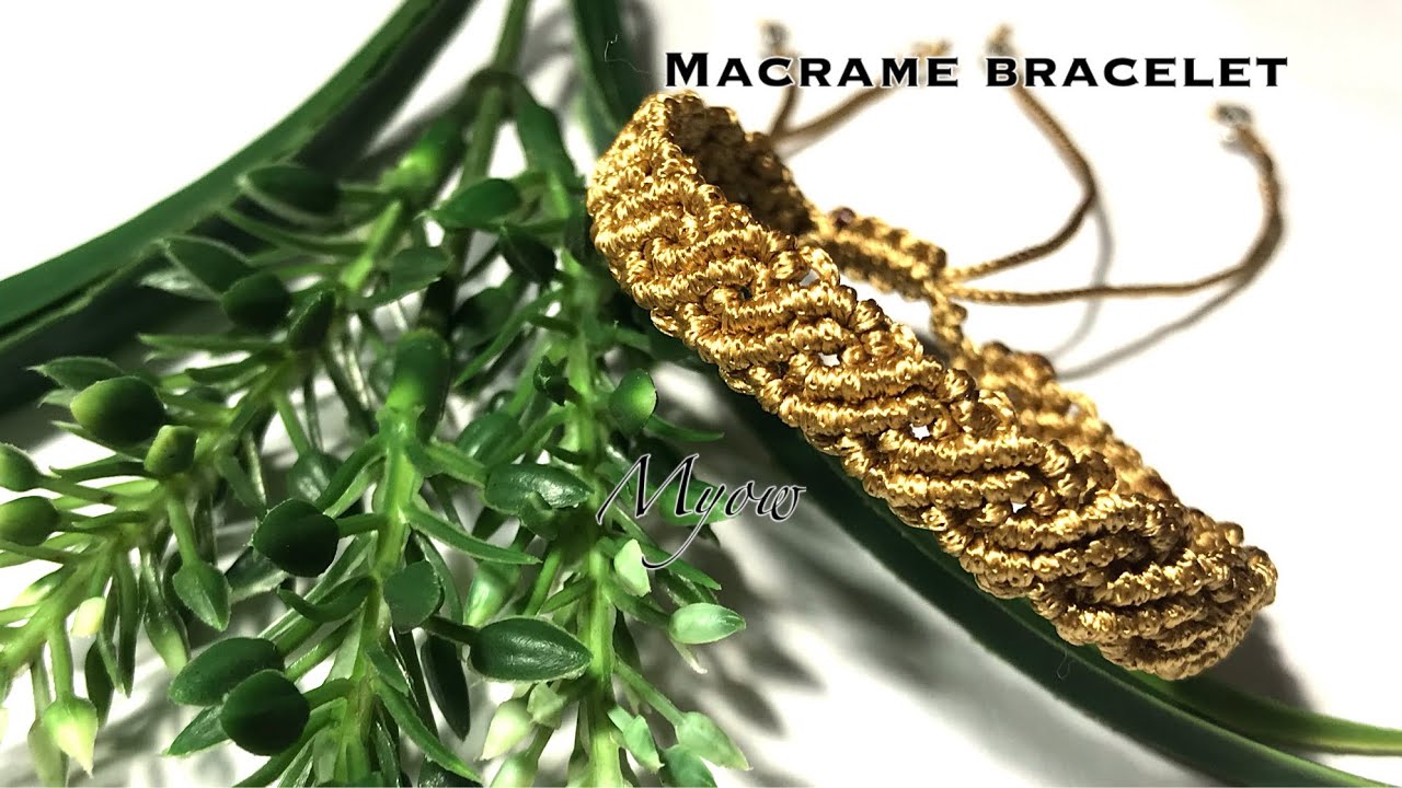 MACRAME BRACELET | BASIC TWISTED BRACELET | MYOW 268