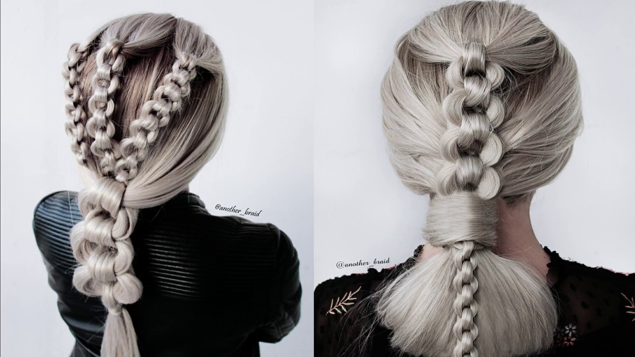 Chain braid! Beautiful and easy way to do chain braids! Chain hairstyles!