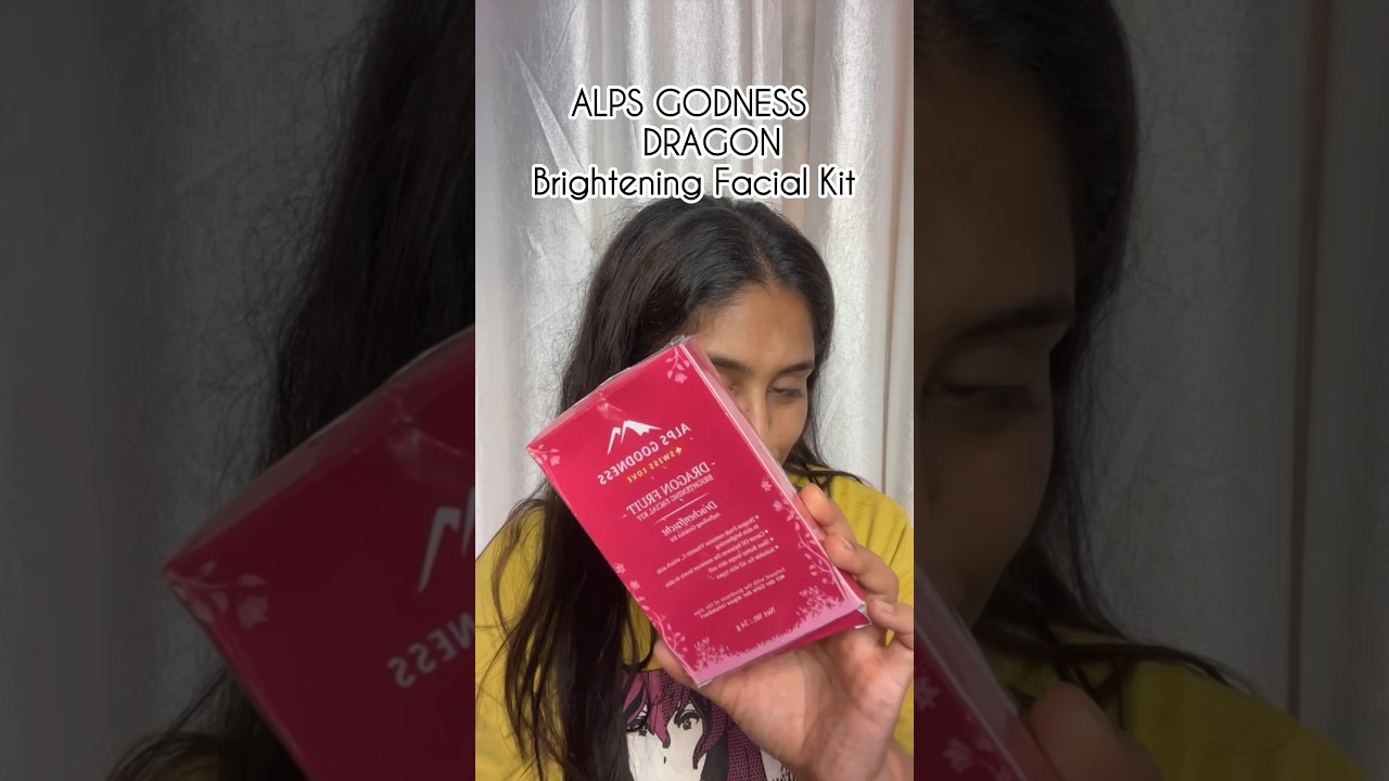 Facial Under ₹149😱 |Alps godness facial kit Review 🧚