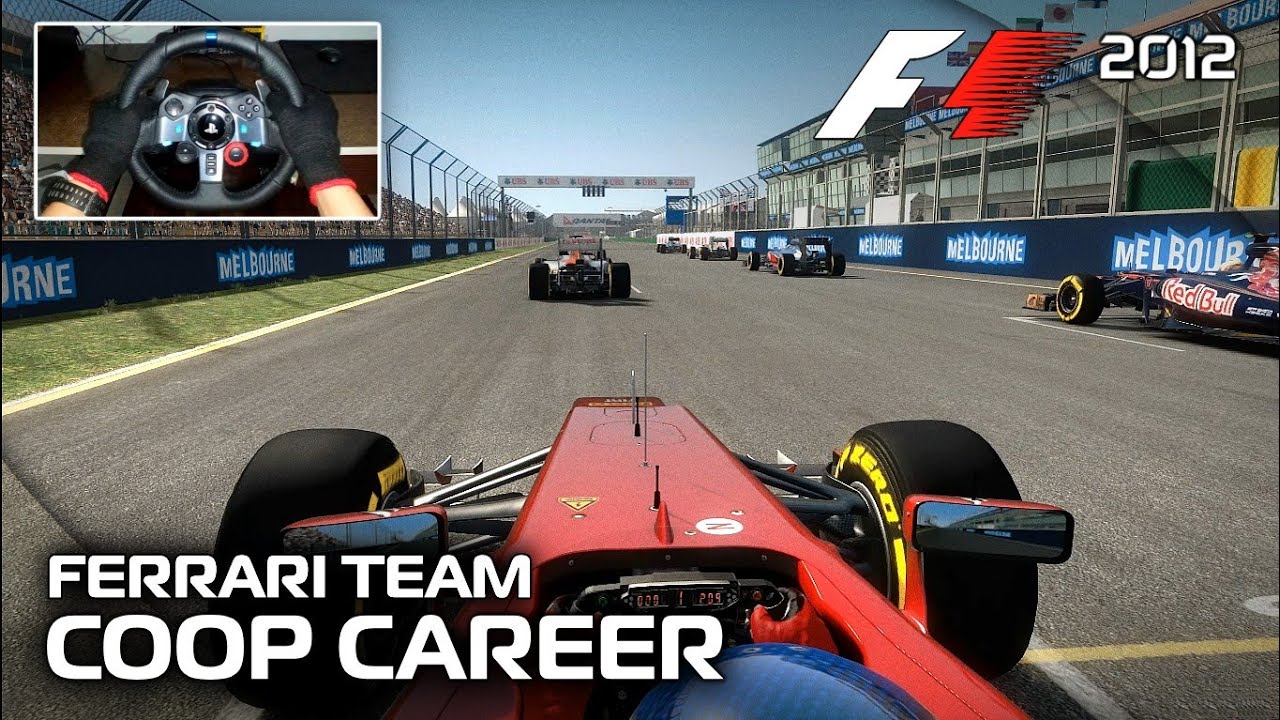 F1 2012 Coop Career Mode @KimiTheMusician | Australian Grand Prix | Logitech G29 Gameplay