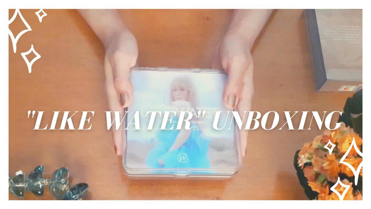 ☆Wendy (웬디) 1st Mini Album Unboxing || Like Water (Case Version)☆