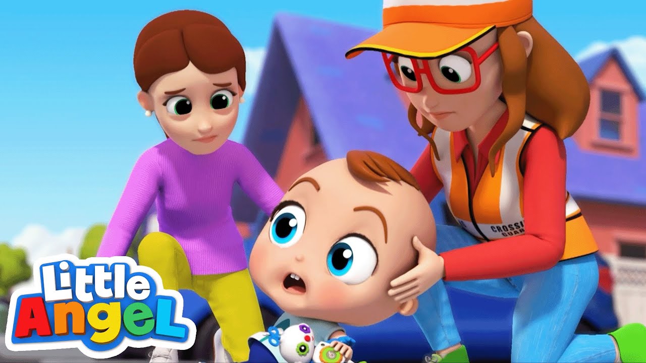 Be Safe At Daycare - Sing Along | @LittleAngel | Moonbug Literacy