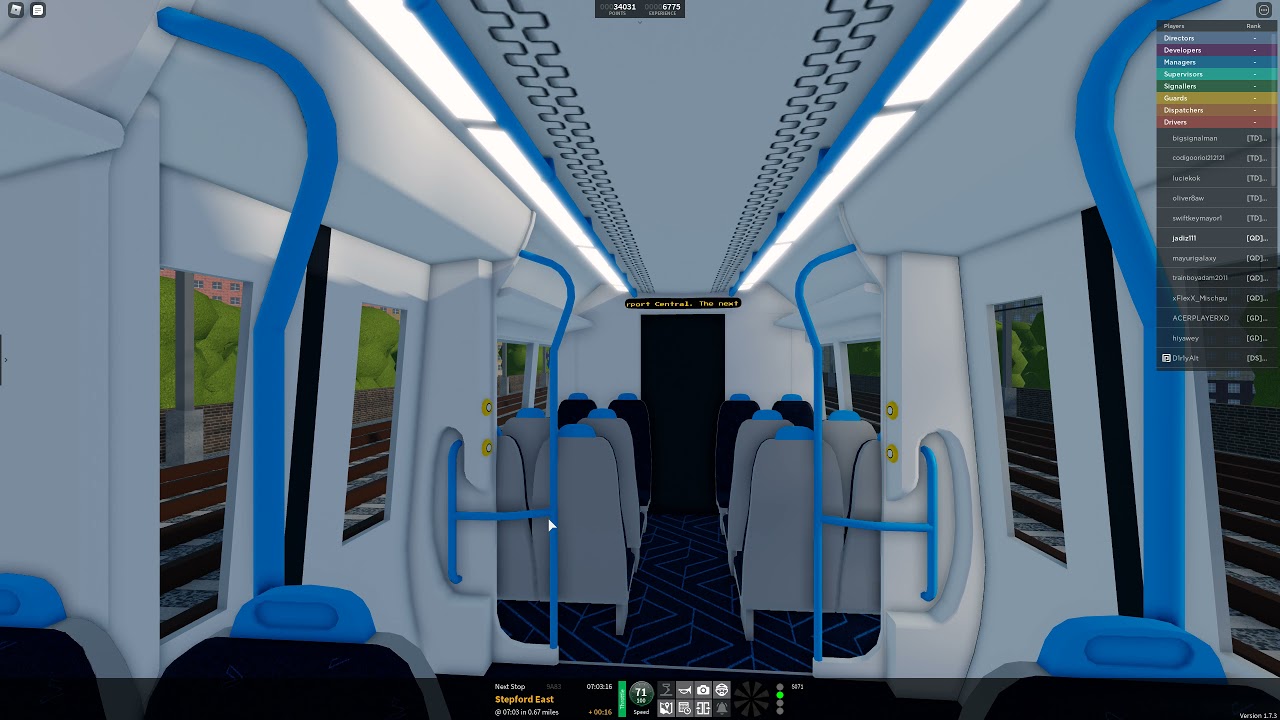 Roblox SCR (Part 20) Stepford Connect (v1.7.3) Remodelled Class 357
