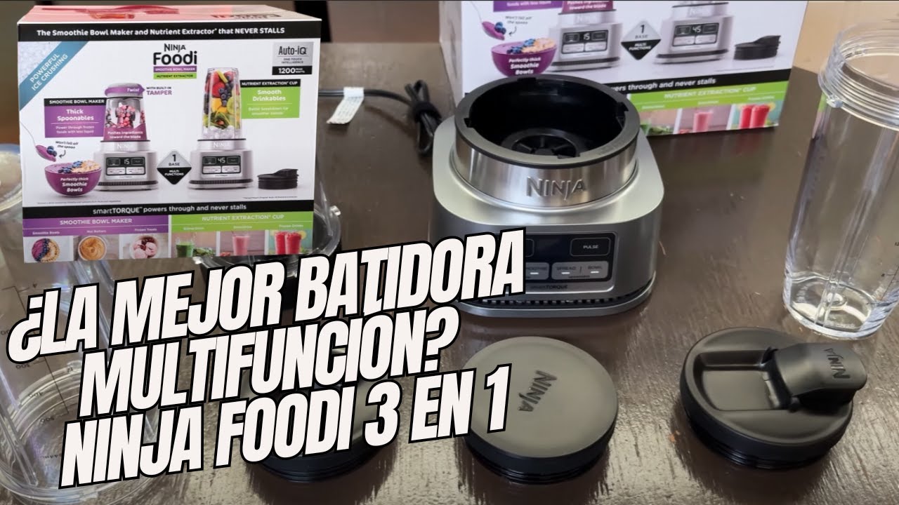 Batidora de vaso 3 en 1 Ninja Foodi Power Nutri (1200W)