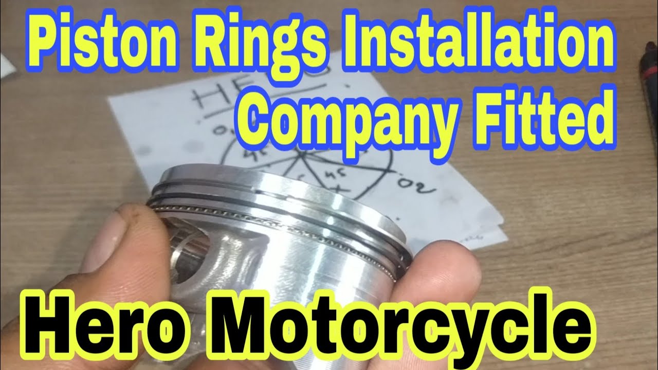 Piston Rings Installation in Hero/HeroHonda || Gajanan Auto