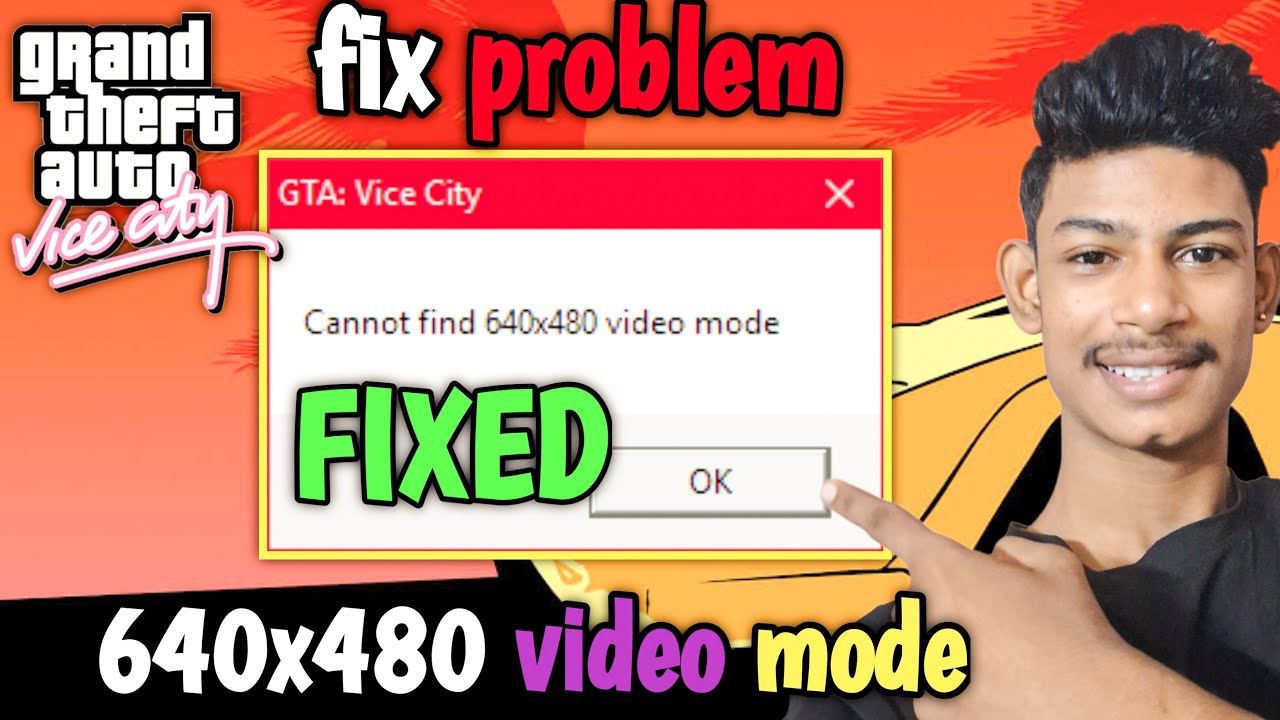 GTA VICE CITY 640x480 VIDEO MODE SOLUTION FOUND!