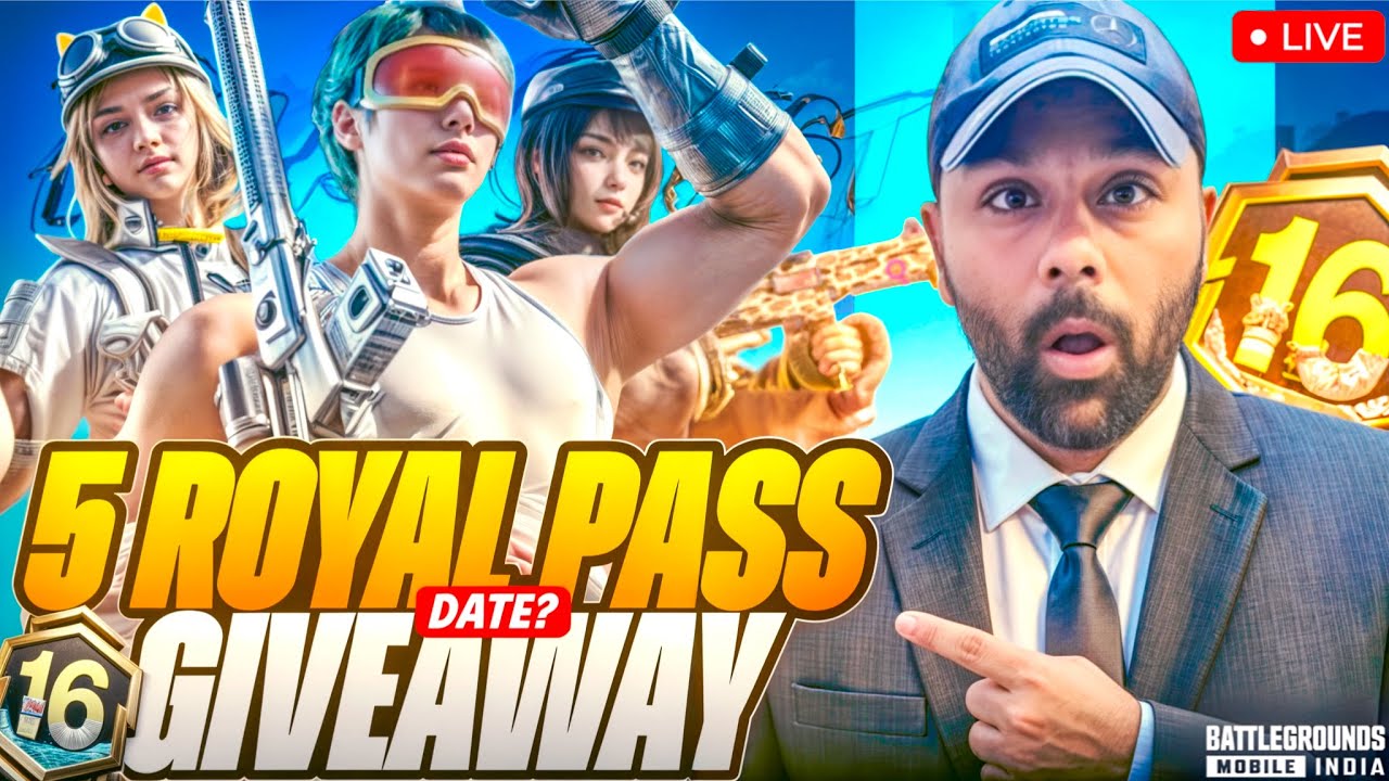 🔴 A16 Royal Pass Giveaway In Bgmi | How To Get Free A16 RP In Bgmi | Rp giveaway