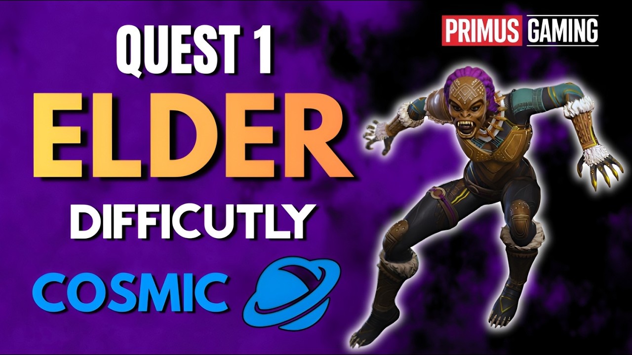 ELDER Difficulty COSMIC Quest 1 | JABARI PANTHER Boss!! MCOC #marvelcontestofchampions #mcocgameplay