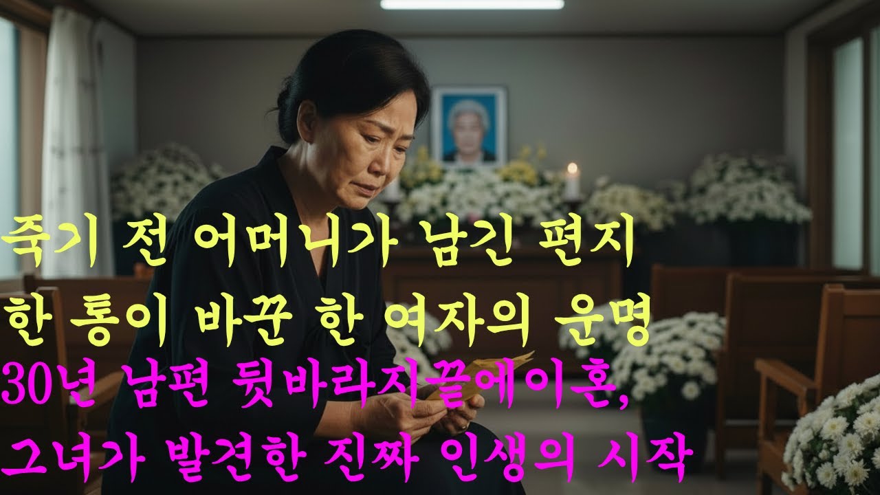 늦게 핀 봄   63세 윤정숙의 두 번째 인생ㅣ인생사연ㅣ감동이야기ㅣ오디오북ㅣ힐링스토리ㅣ반전스토리