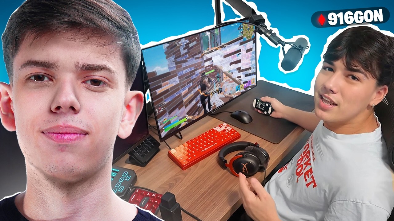 O Setup do Primeiro Brasileiro no Mundial de Fortnite! (React)