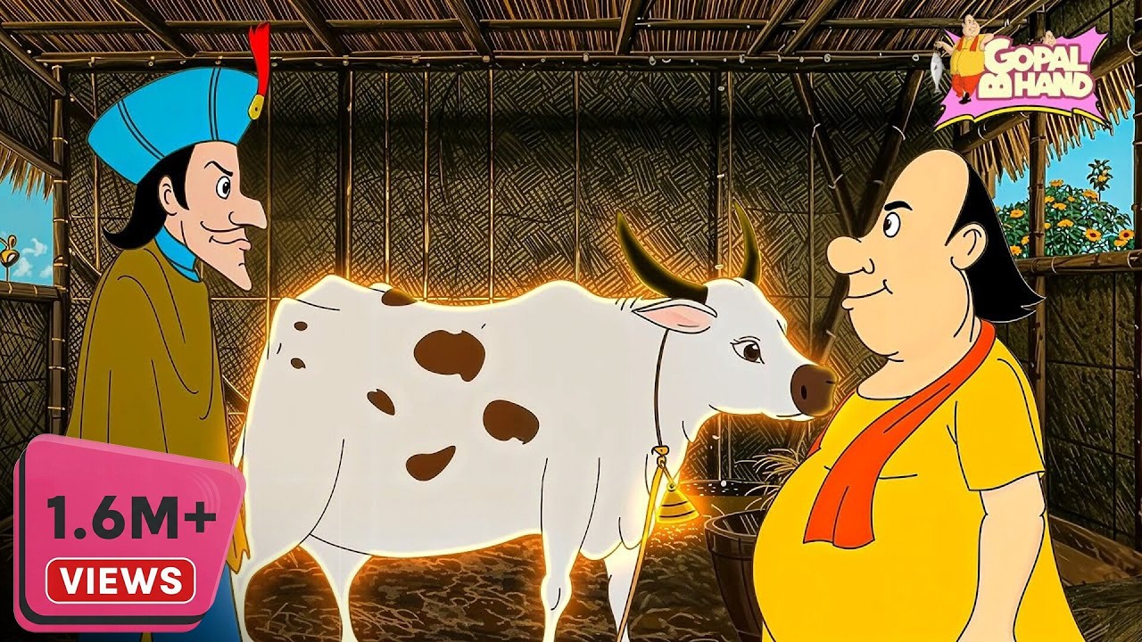 গরু সিঁঁচানো | Who’ll Tame the King's Moo-Cow — Gopal or Matari? | Gopal Bhand