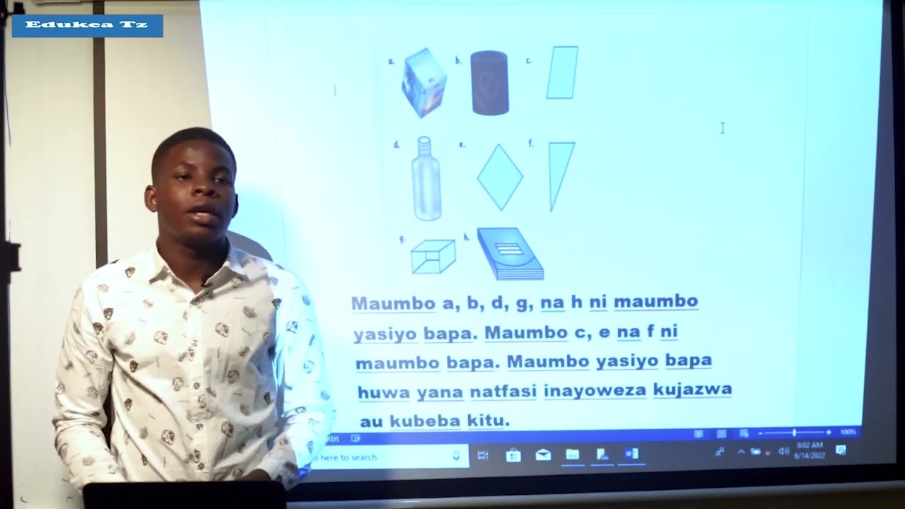 HISABATI DARASA LA III  KUTAMBUA MAUMBO