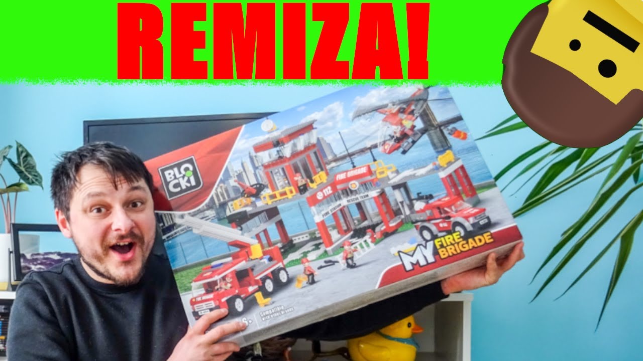 Moja PIERWSZA remiza strażacka ! / Klocki BLOCKI  MyFireBrigade Posterunek Straży Pożarnej