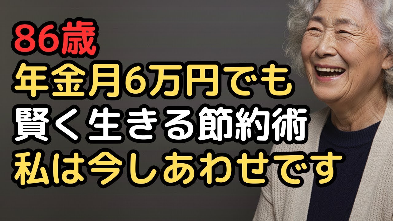年金月6万円、86歳女性が教える『年金生活を生き抜くための節約術』