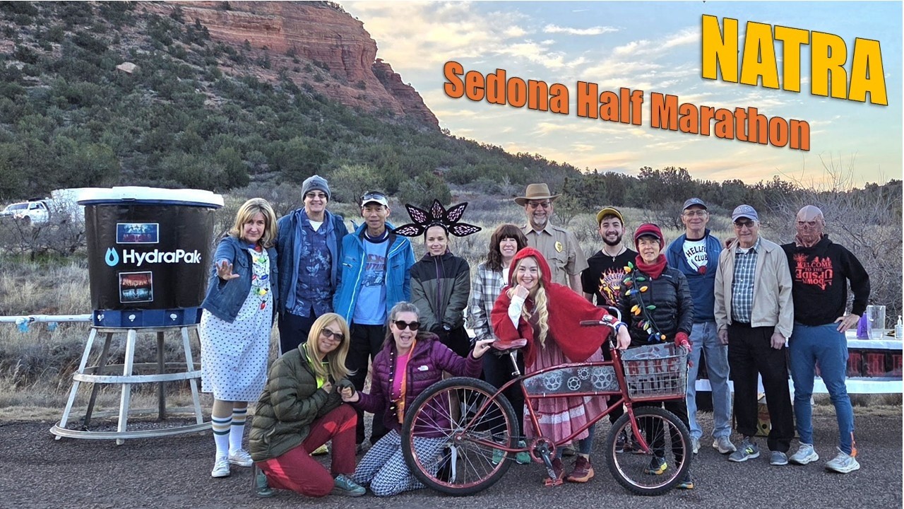 Volunteering at the 2026 Sedona Half Marathon | NATRA Aid Station “The Strange Things”