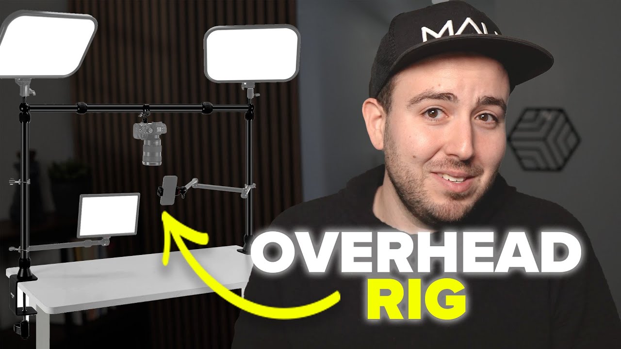 Overhead Camera Setup for Youtube Videos @NeewerOfficial