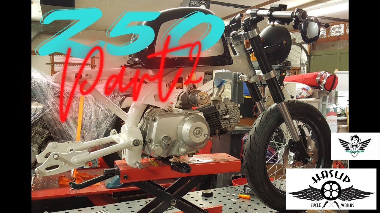 Honda Z50 Café racer style build Part 2