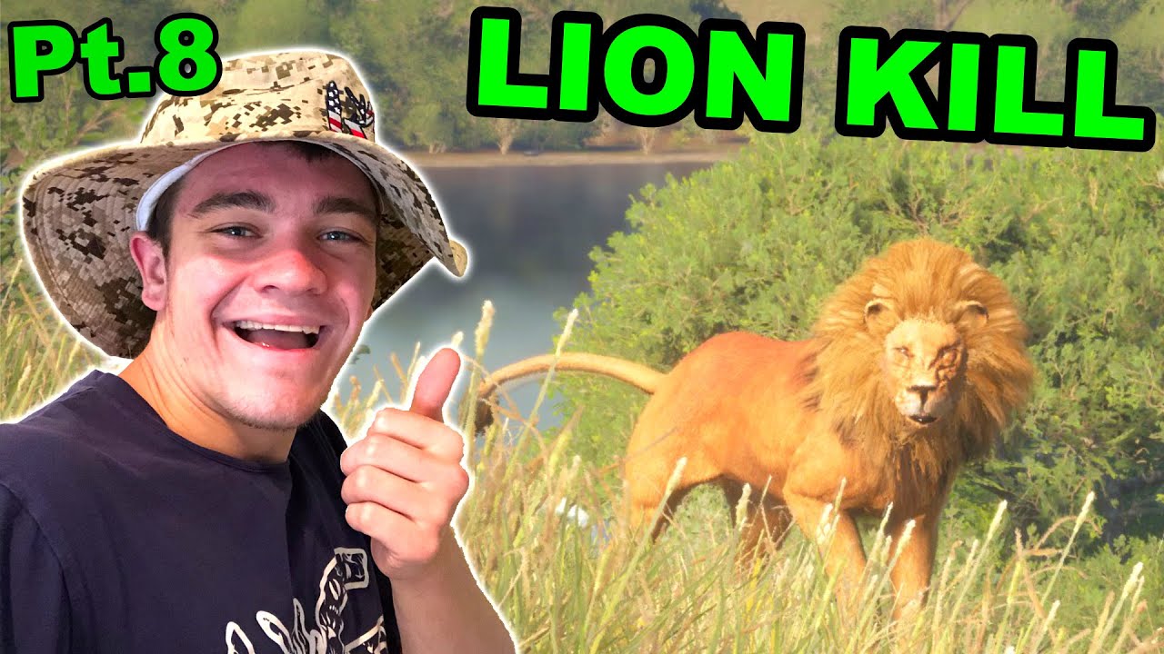 I KILLED A LION! Hunter Call of the Wild Ep.8 - Kendall Gray