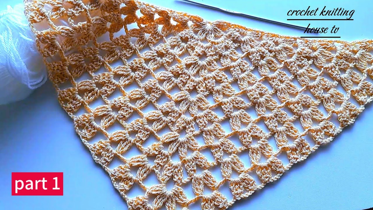Le plus élégant❗️le plus facile mes amis ce  châle vous allez le réaliser rapidement /châle crochet