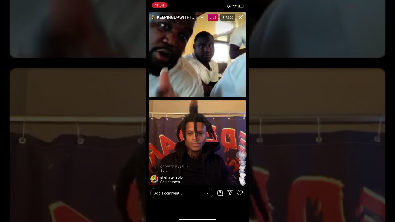 SAEDEMARIO GOES LIVE WITH INMATES IN JAIL (nearly got caught) ON IG LIVE