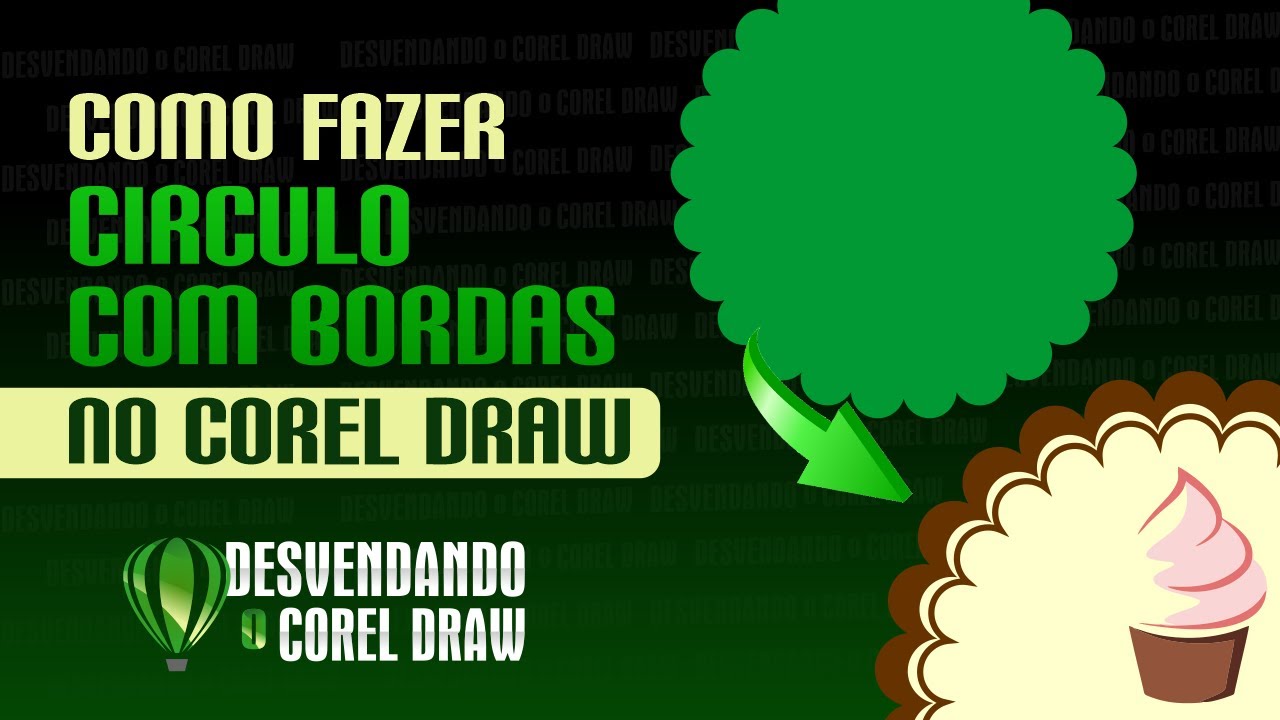Como fazer Círculo com Bordas no Corel Draw