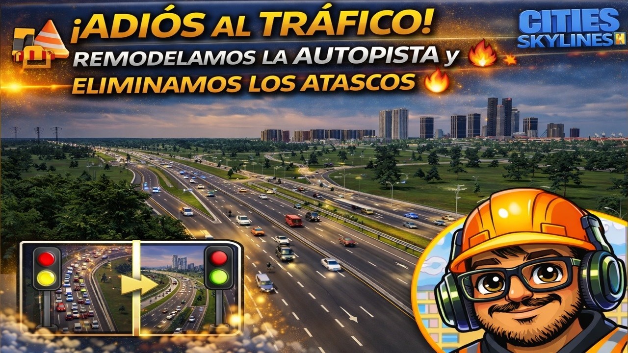 ¡ADIÓS al TRÁFICO! REMODELAMOS la AUTOPISTA🔥| Cities Skylines 2 en español | EP 30
