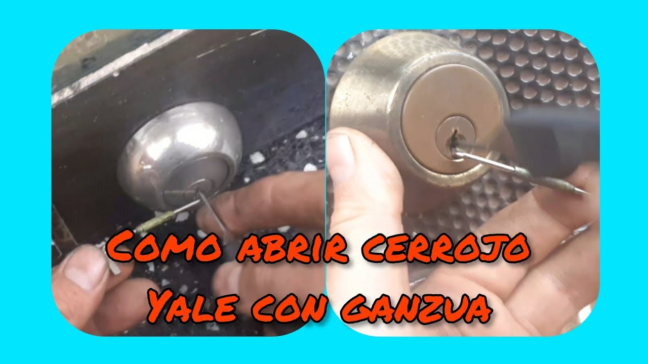 curso Cerrajeria gratis: como abrir cerrojo yale con ganzua