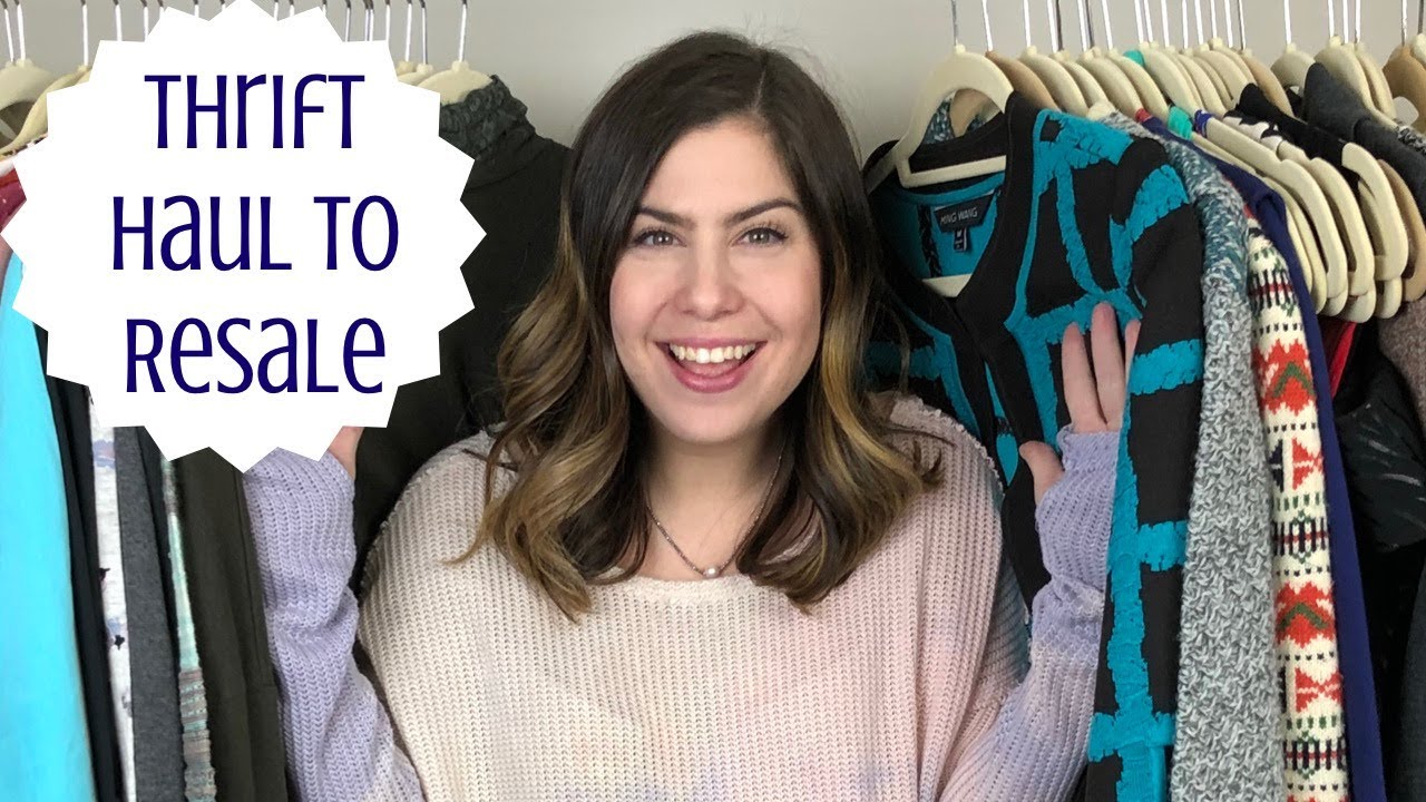 50+ Item Thrift Haul To Sell On Poshmark