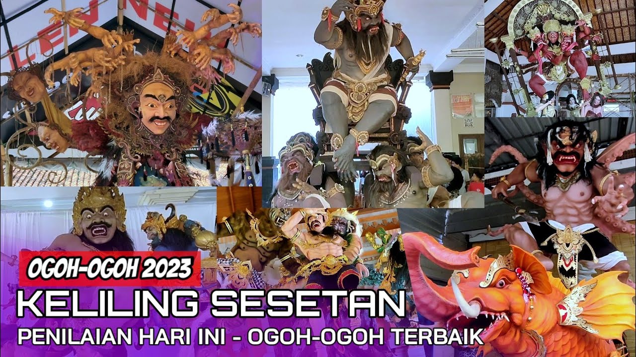Penilaian ogoh-ogoh terbaik Denpasar Selatan ‼️ keliling sesetan