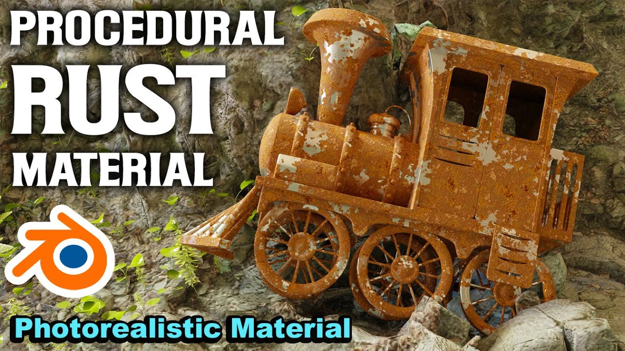 How to make Realistic Procedural Rusty Metal In Blender | blender tutorial