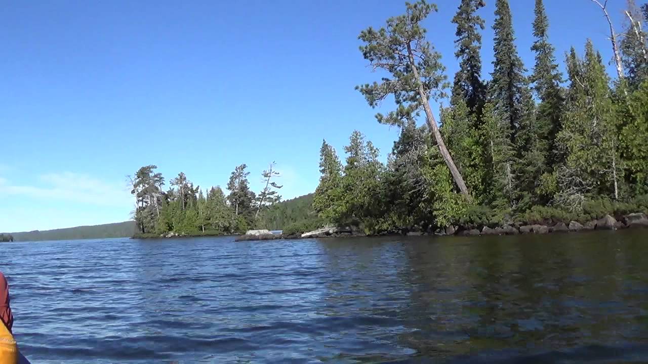 Islands on Pine Lake in the BWCA