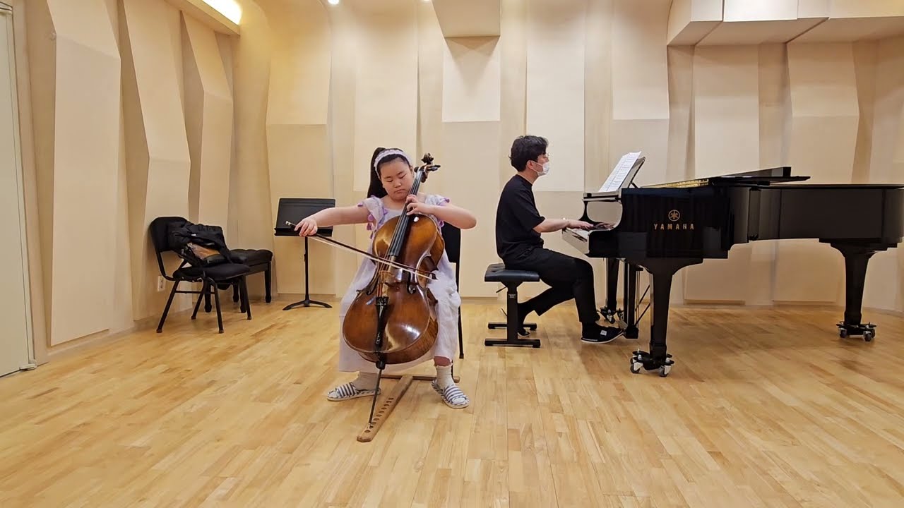 G. Valentini Cello Sonata in E Major 1st and 5th mov.