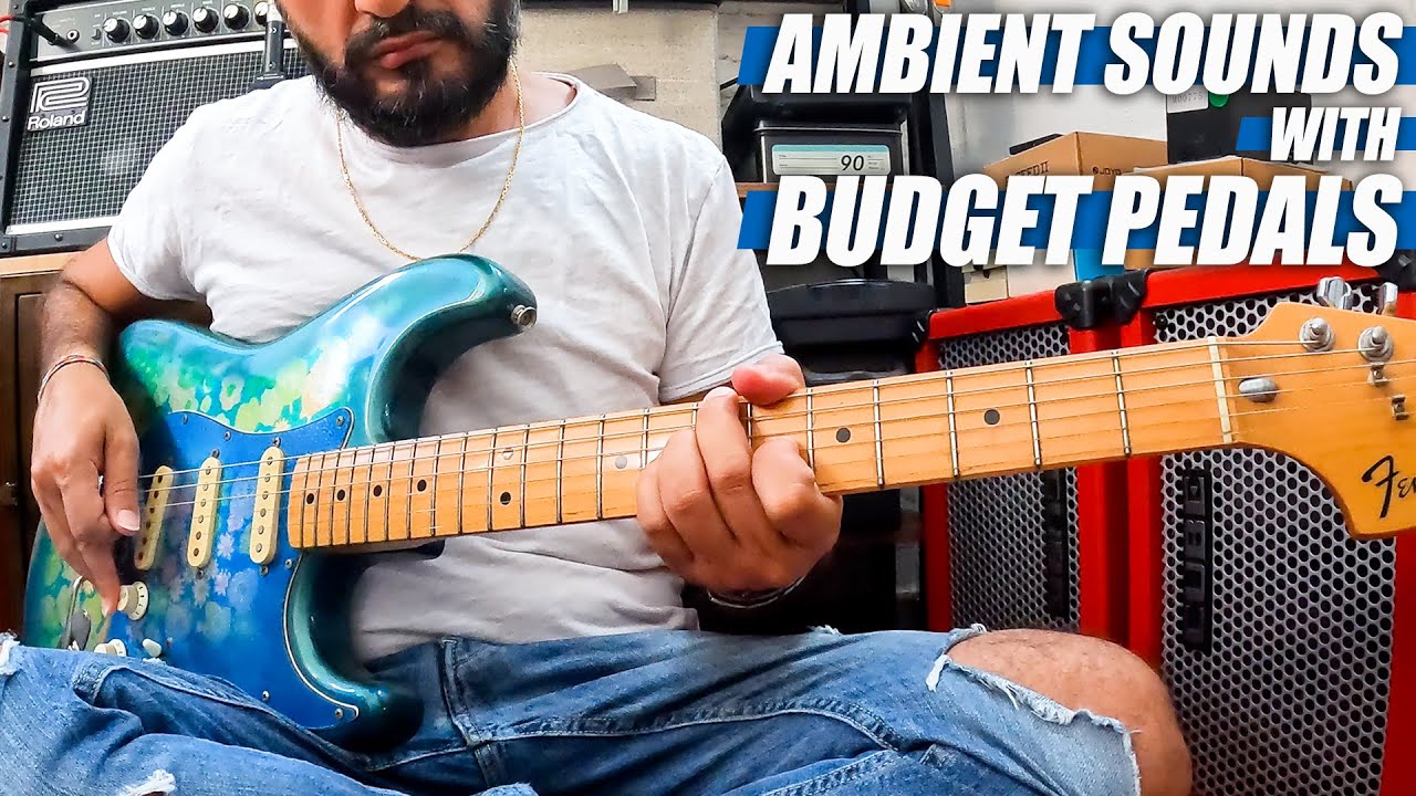 Beautiful STEREO AMBIENT SOUNDSCAPES with CHEAP PEDALS // Joyo D-Seed II - Flamma Reverb