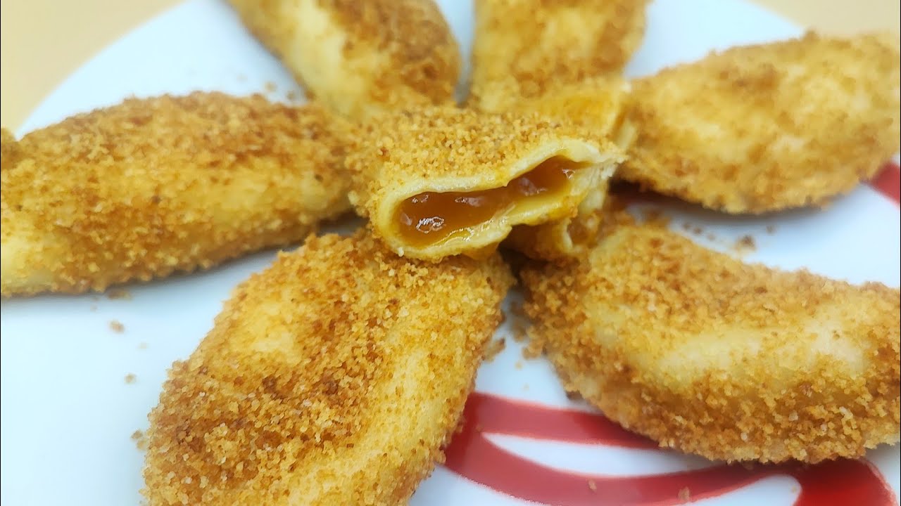 ravioli rumeni con la marmellata