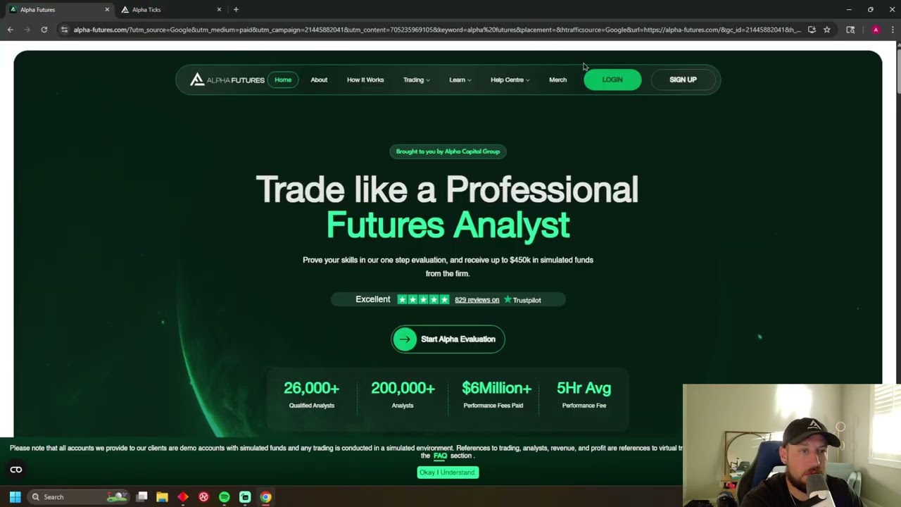 Alpha Futures Payout Request