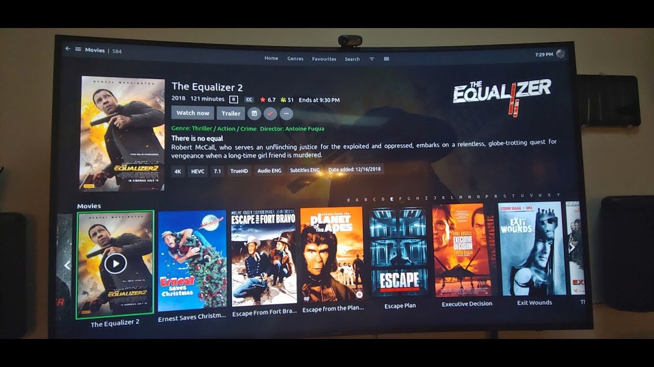 Embuary running on CoreELEC on $40 Android box
