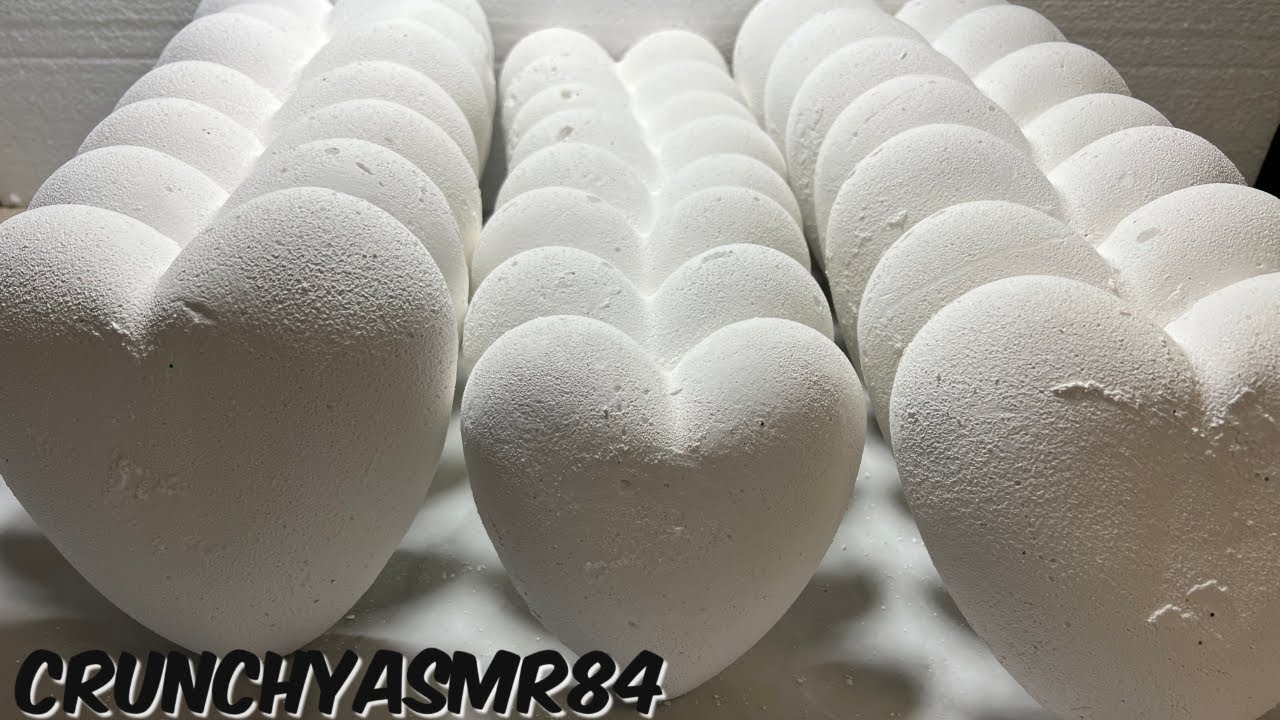 25 Chalk Heart Crush | Oddly Satisfying | Sleep Aid | ASMR