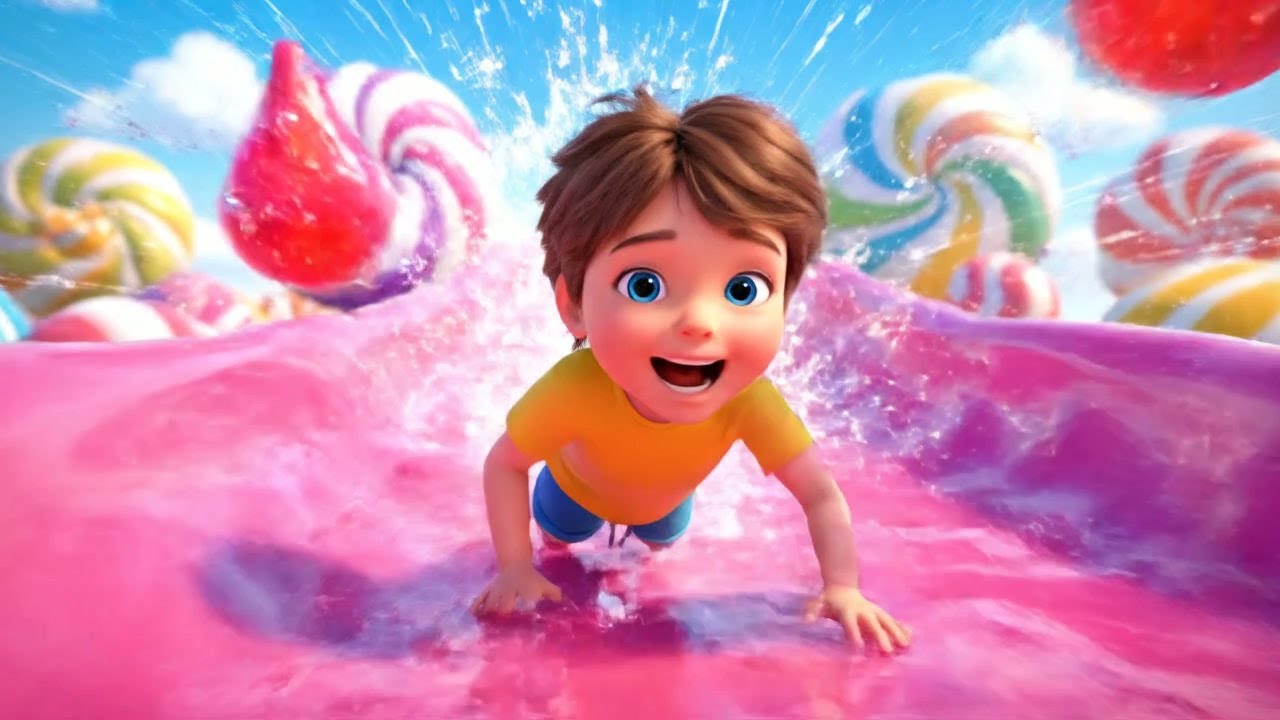 Fall Guys Silly Bean Slipped in Jell | Nursery Rhymes for Kids & Baby Songs