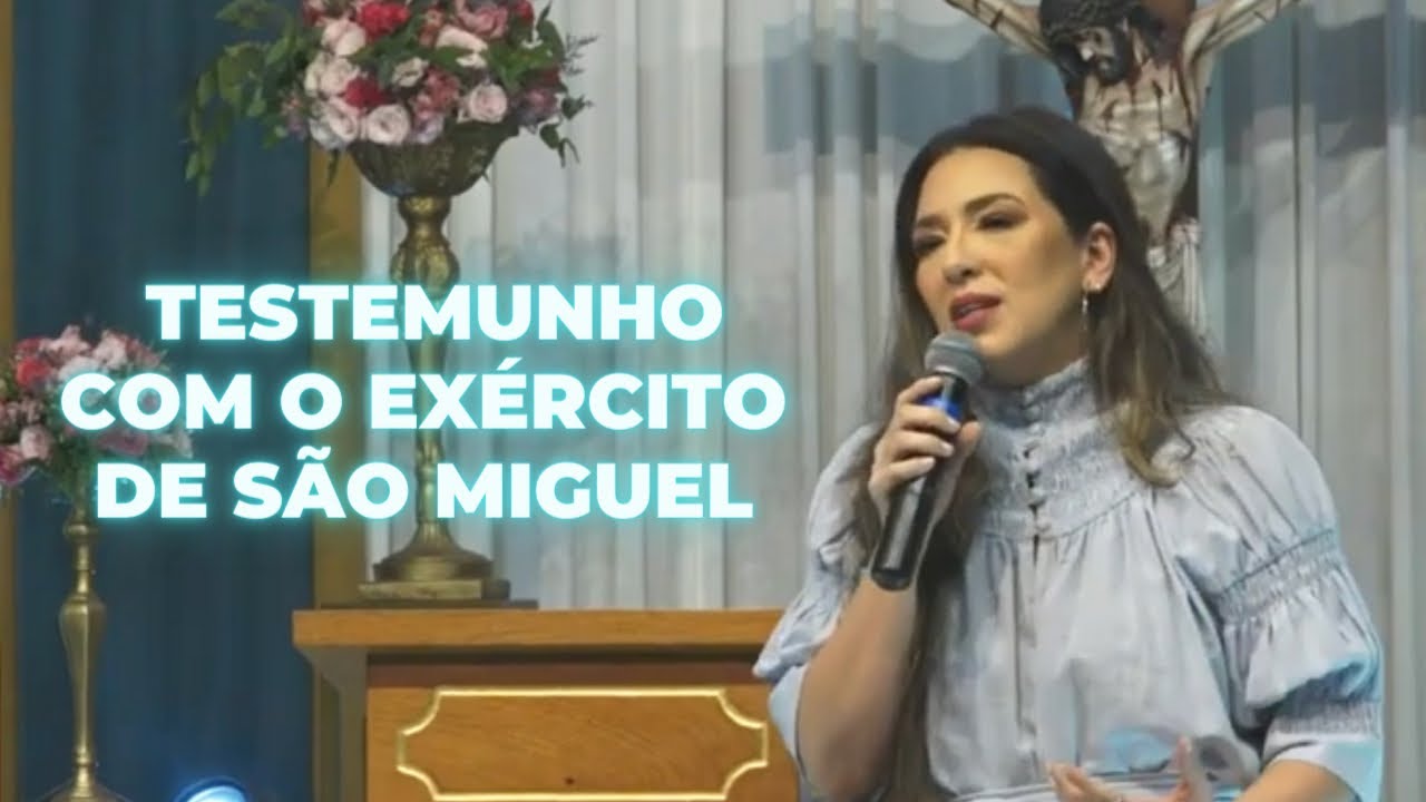 Aline Brasil - Testemunho Exército de São Miguel - Instituto Hésed