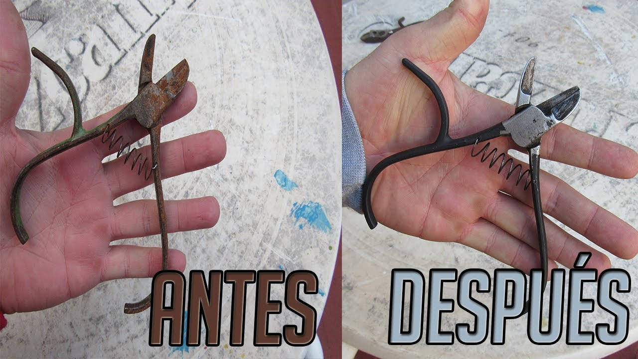 RESTAURANDO ALICATES ENTERRADOS HACE A&Ntilde;OS