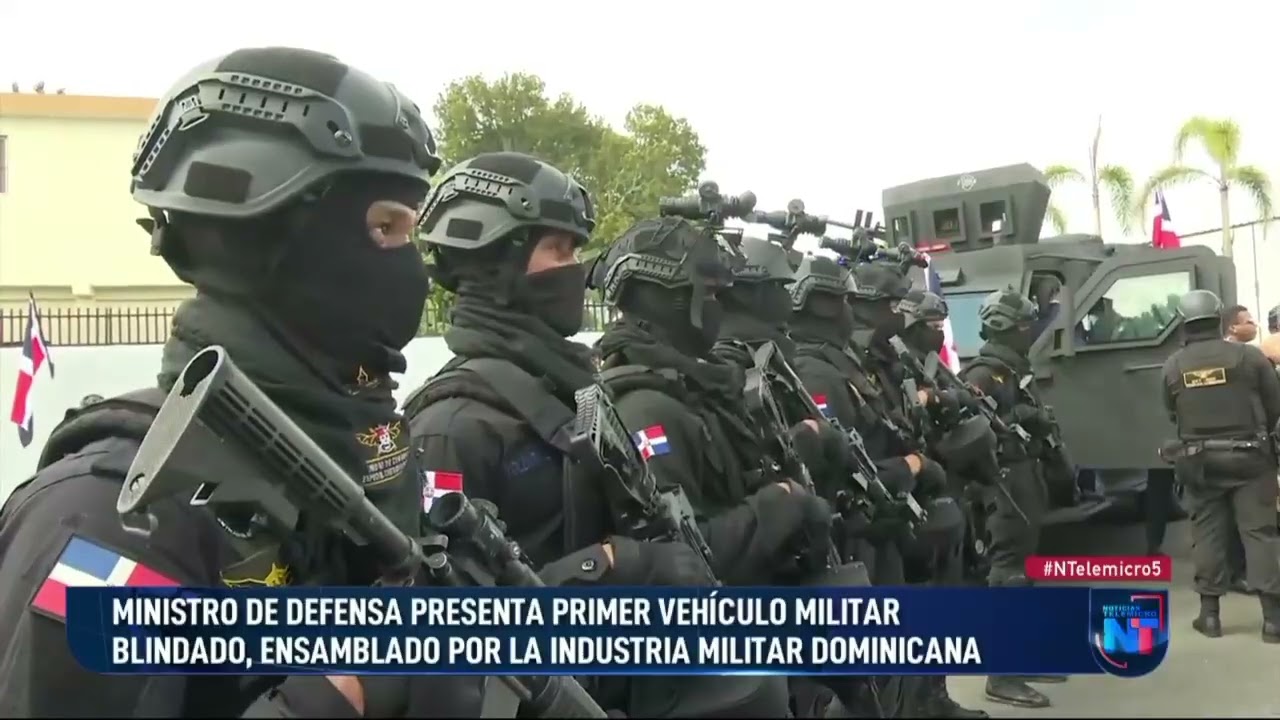 RD fortalece su defensa con el primer vehículo militar blindado ensamblado localmente