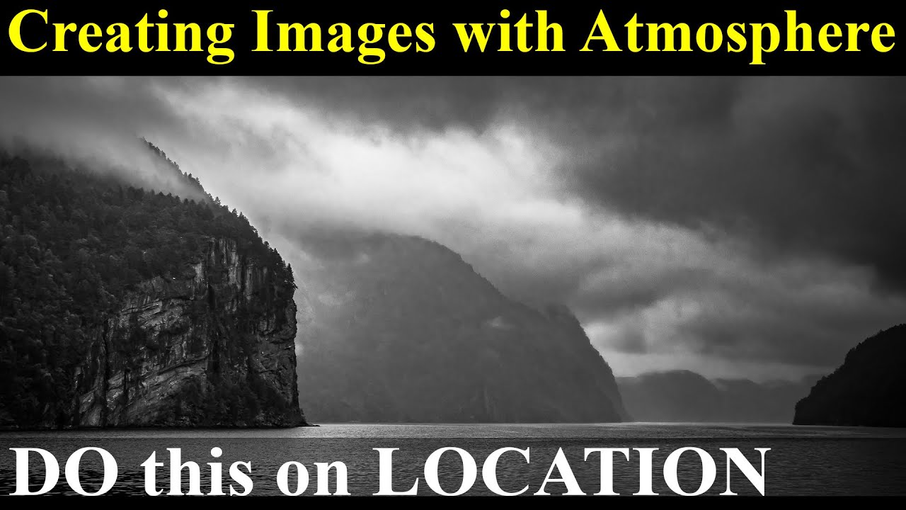 Creating ATMOSPHERIC landscape photos in stormy Norwegian Fjords? (Bergen 1/2)